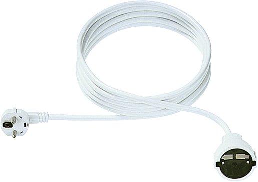 Verlängerung 3-polig H05VV-F 3G1,5 mm² 10 m weiss