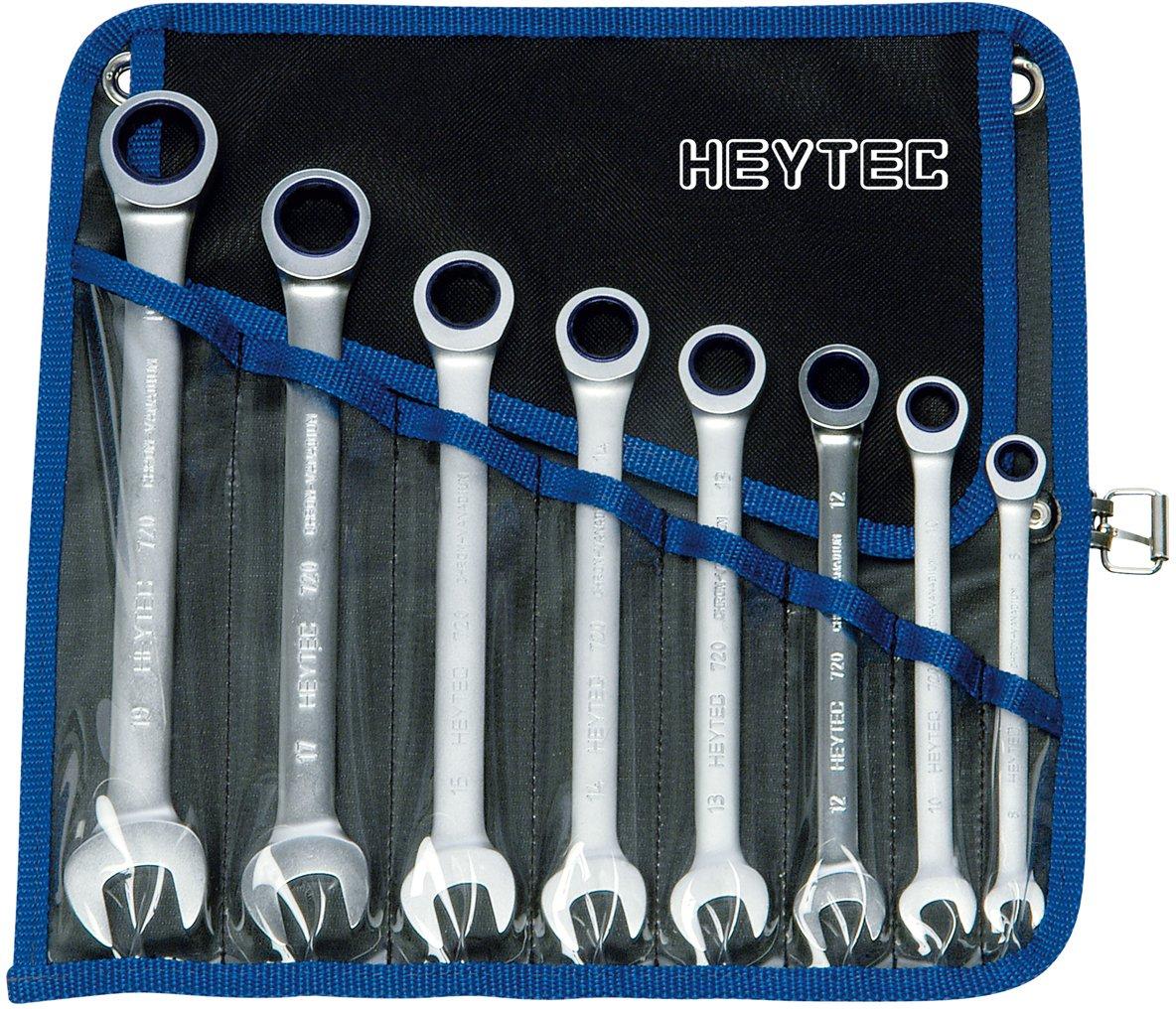 Knarren-Ringmaulschlüsselsatz 8-teilig umschaltbar 8 - 19 mm