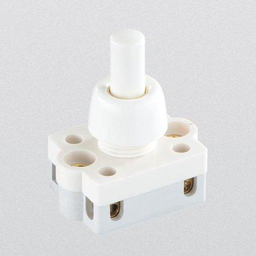 Druckserienschalter Serie 3076 2A 250V T100°C 1-polig 8mm weiß
