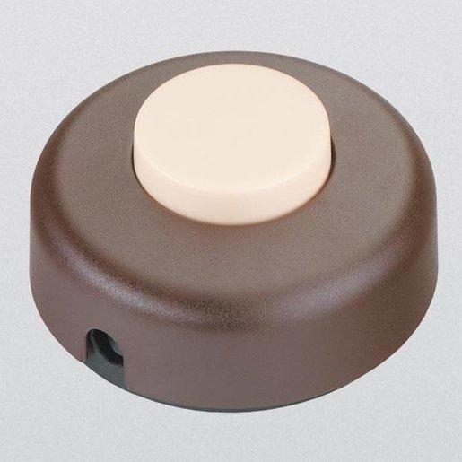 Tret-Zwischenschalter Serie 5062 2A 250V Ausschalter 1-polig braun/beige