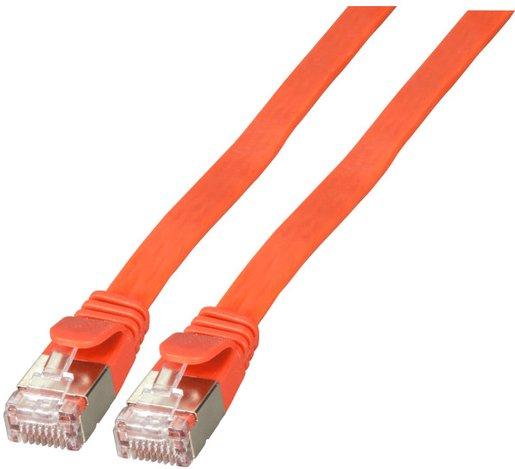 Flachpatchkabel Kat.6a U/FTP 1,5m rot