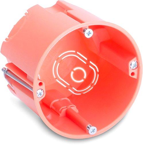 Hohlwand-Schalterabzweigdose orange