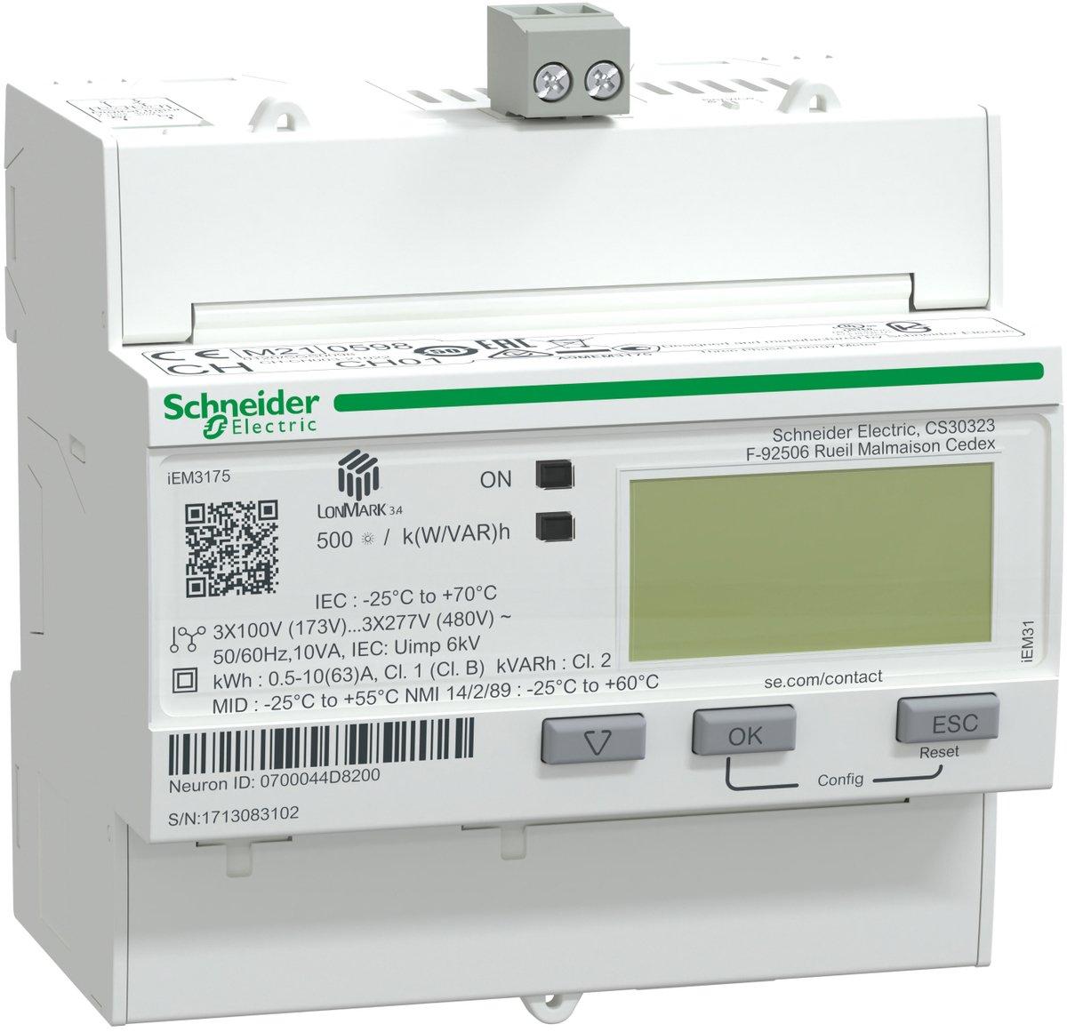 Energiezähler PowerLogic 3-phasig 63A iEM3175