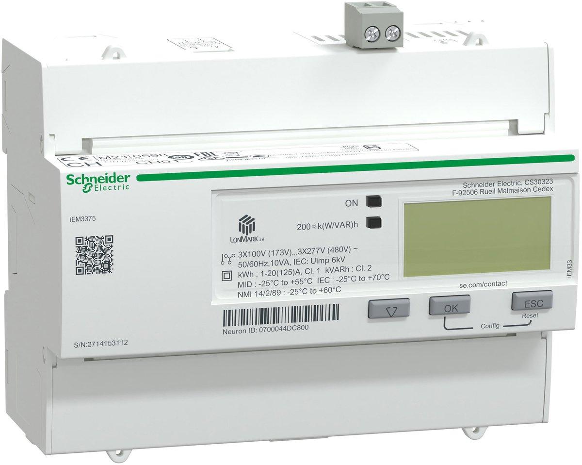 Energiezähler PowerLogic 3-phasig 125A iEM3375