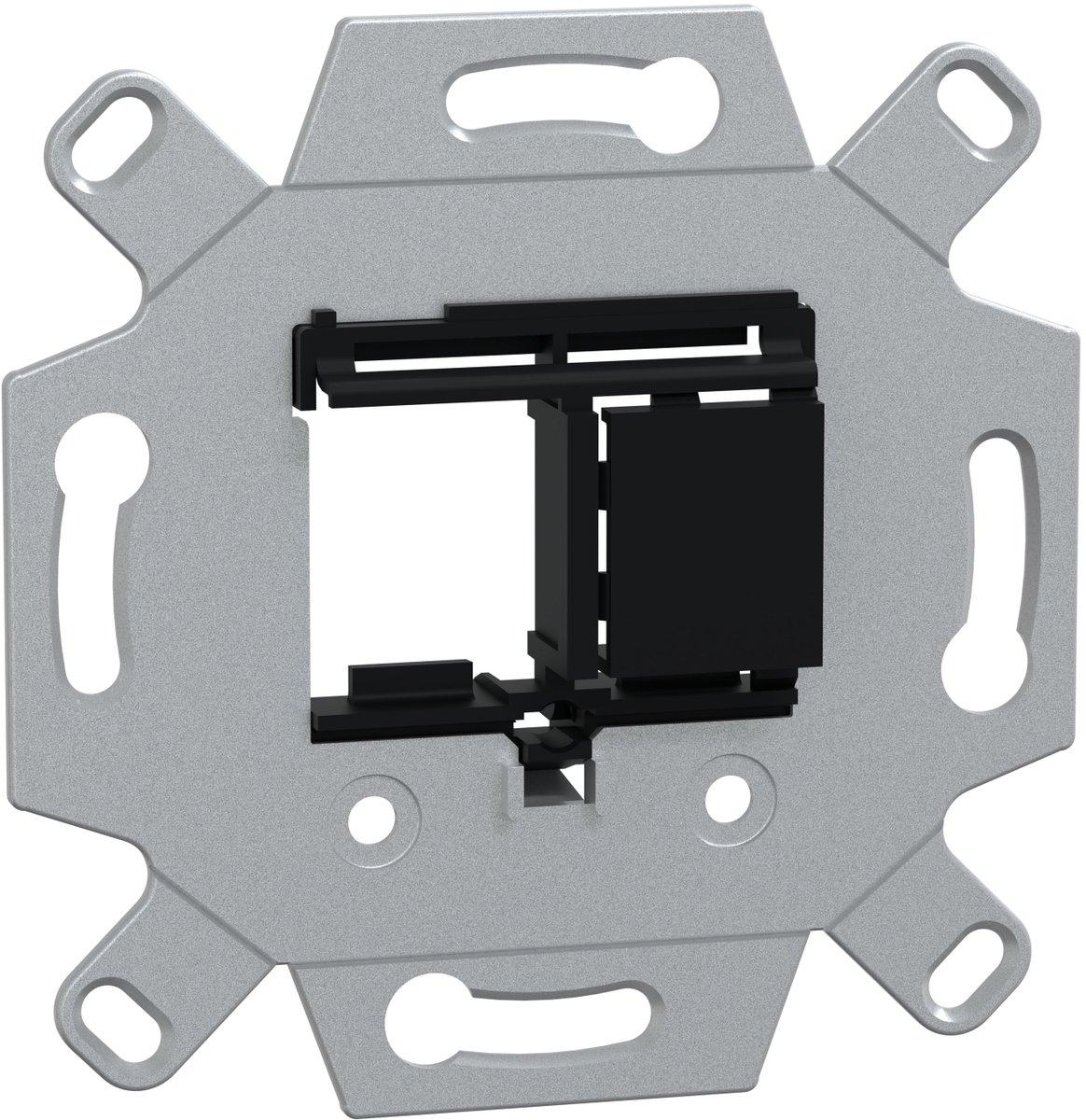 UP-Montageadapter für Keystone-Module 2-fach schwarz