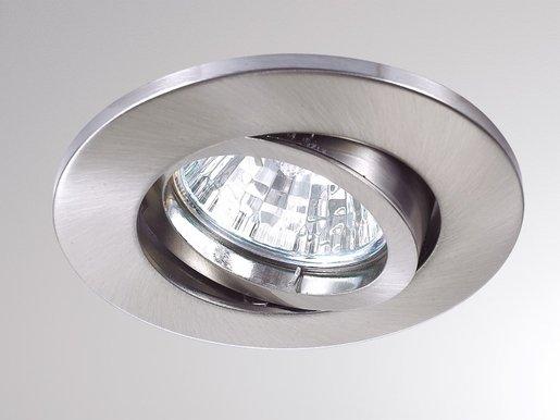 SERIE 332 HV Einbaustrahler rund 1xGU10 max.50W nickel matt