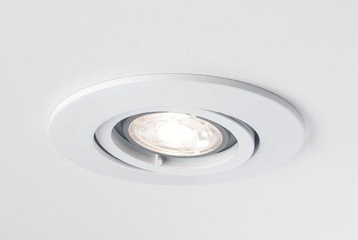 SERIE 332 HV Einbaustrahler rund 1xGU10 max.50W weiß