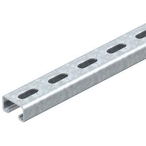 Profilschiene gelocht Schlitzweite 22mm 200x41x21mm St tauchfeuerverzinkt