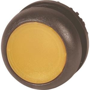 Leuchtdrucktaste flach gelb