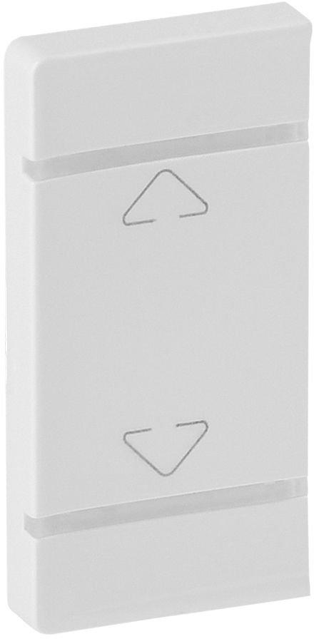 Wippe MyHome 1-modulig mit Symbol Auf-Ab Valena Life Ultraweiß