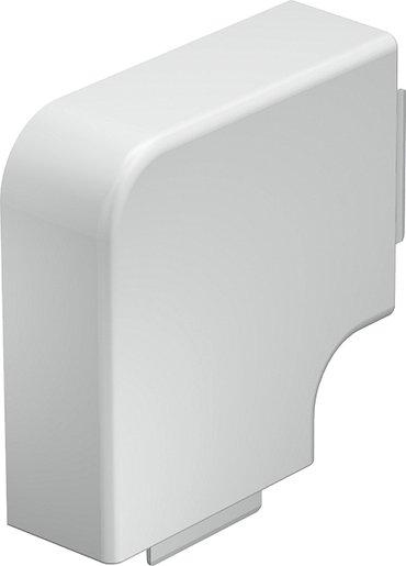 Flachwinkelhaube 40 x 90mm PVC reinweiß 9010