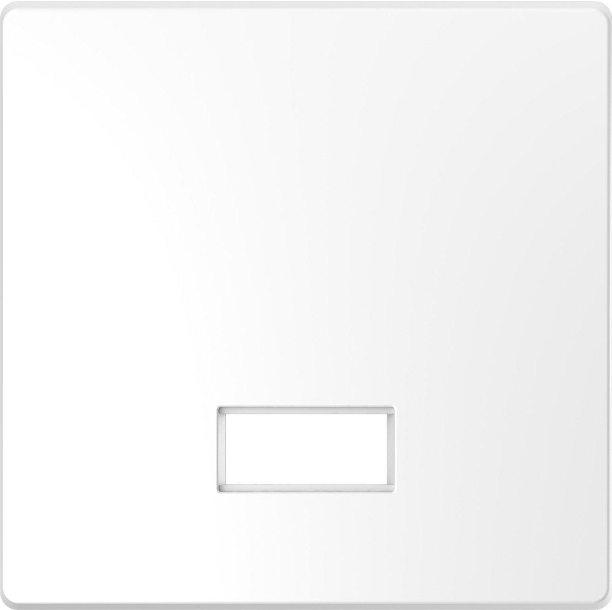 Einteilige Wippe mit rechteckigem Symbolfenster Lotosweiß