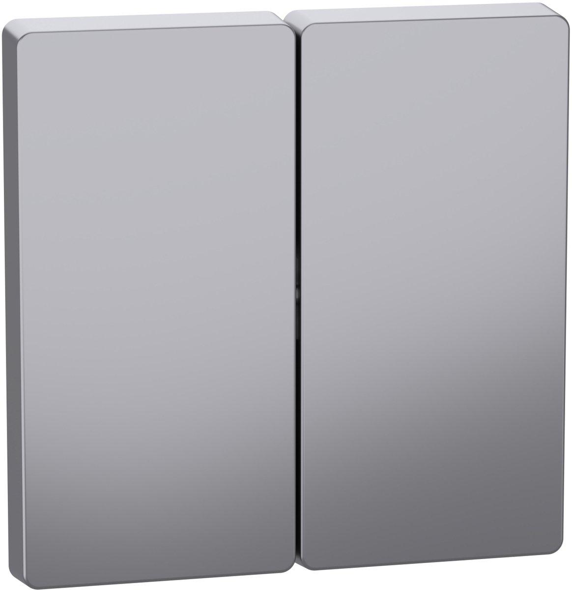 Zweiteilige Wippe für Serienschalter Edelstahl