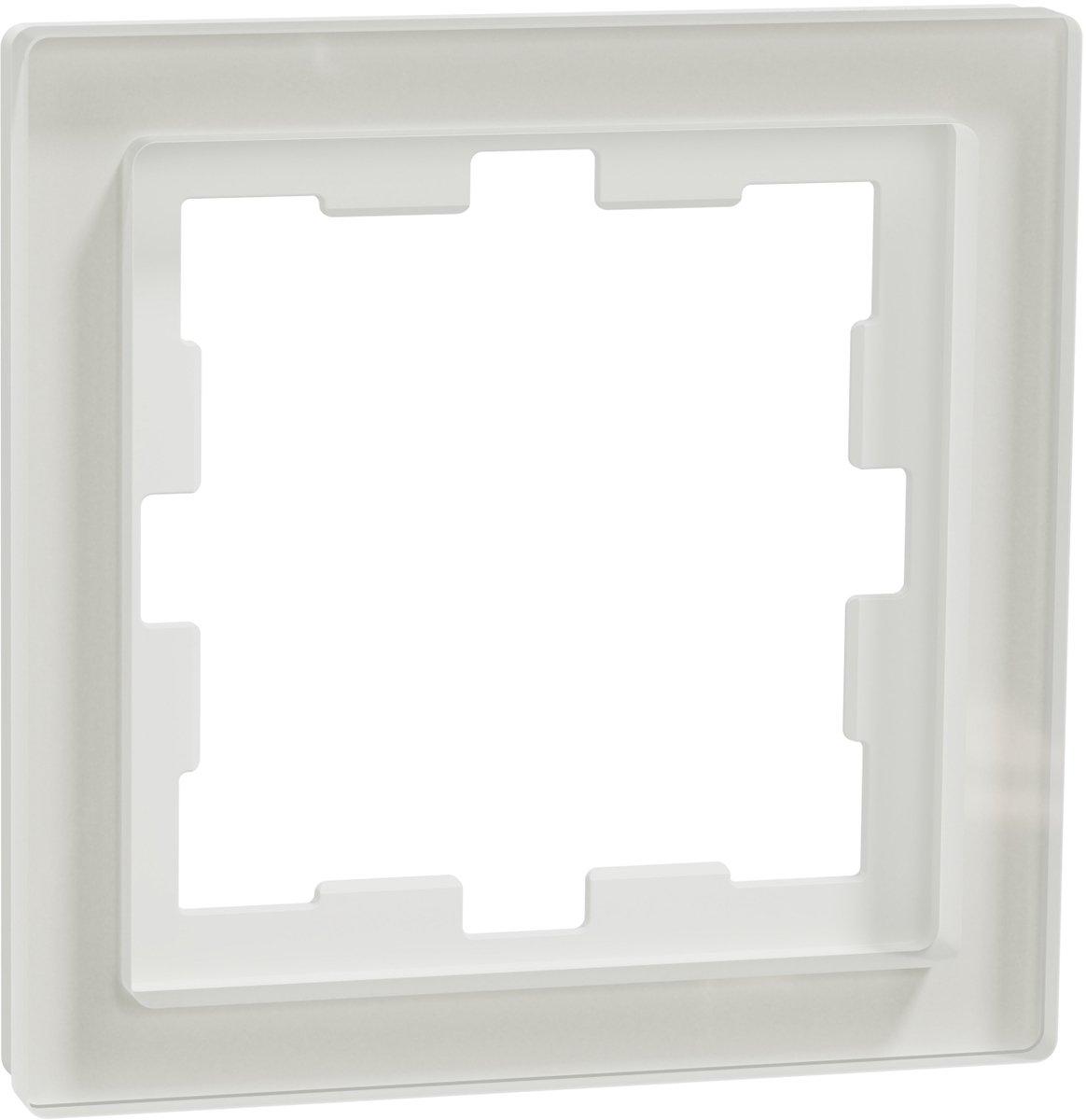 D-Life Glas Rahmen 1-fach Kristallweiß