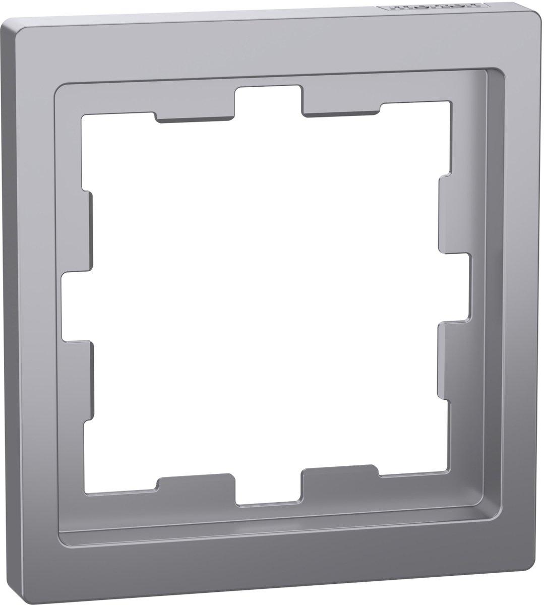 D-Life Rahmen 1-fach Edelstahl