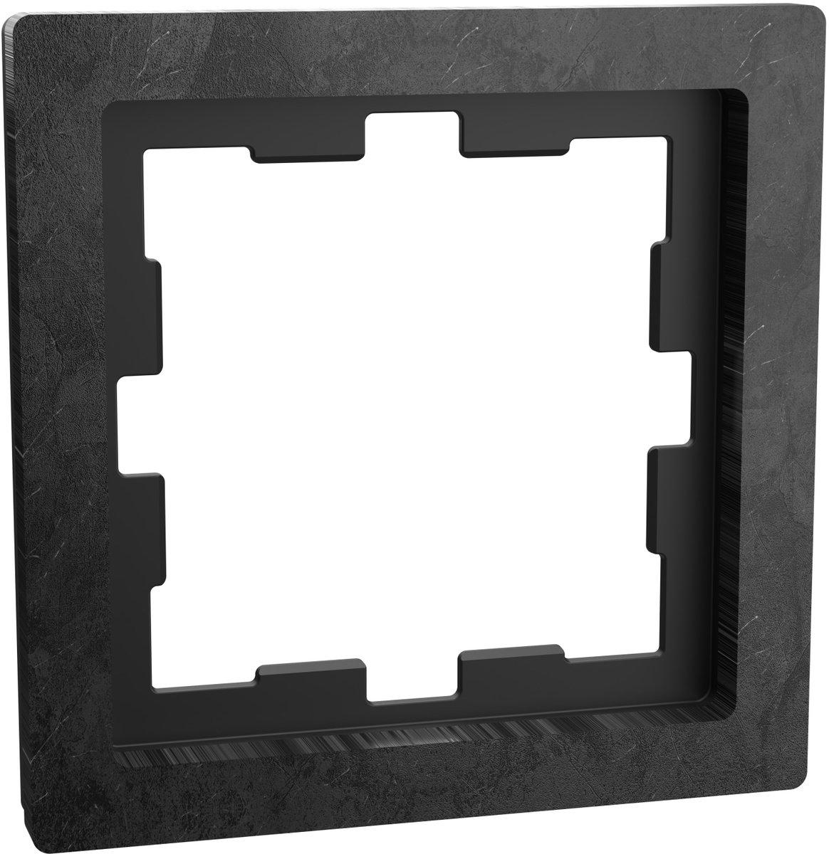 D-Life Stein Rahmen 1-fach Schiefer geschliffen