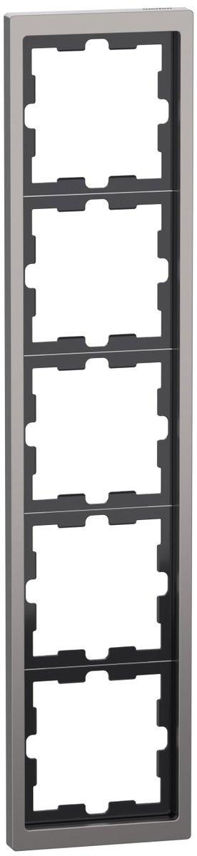 D-Life Metall Rahmen 5fach Nickelmetallic