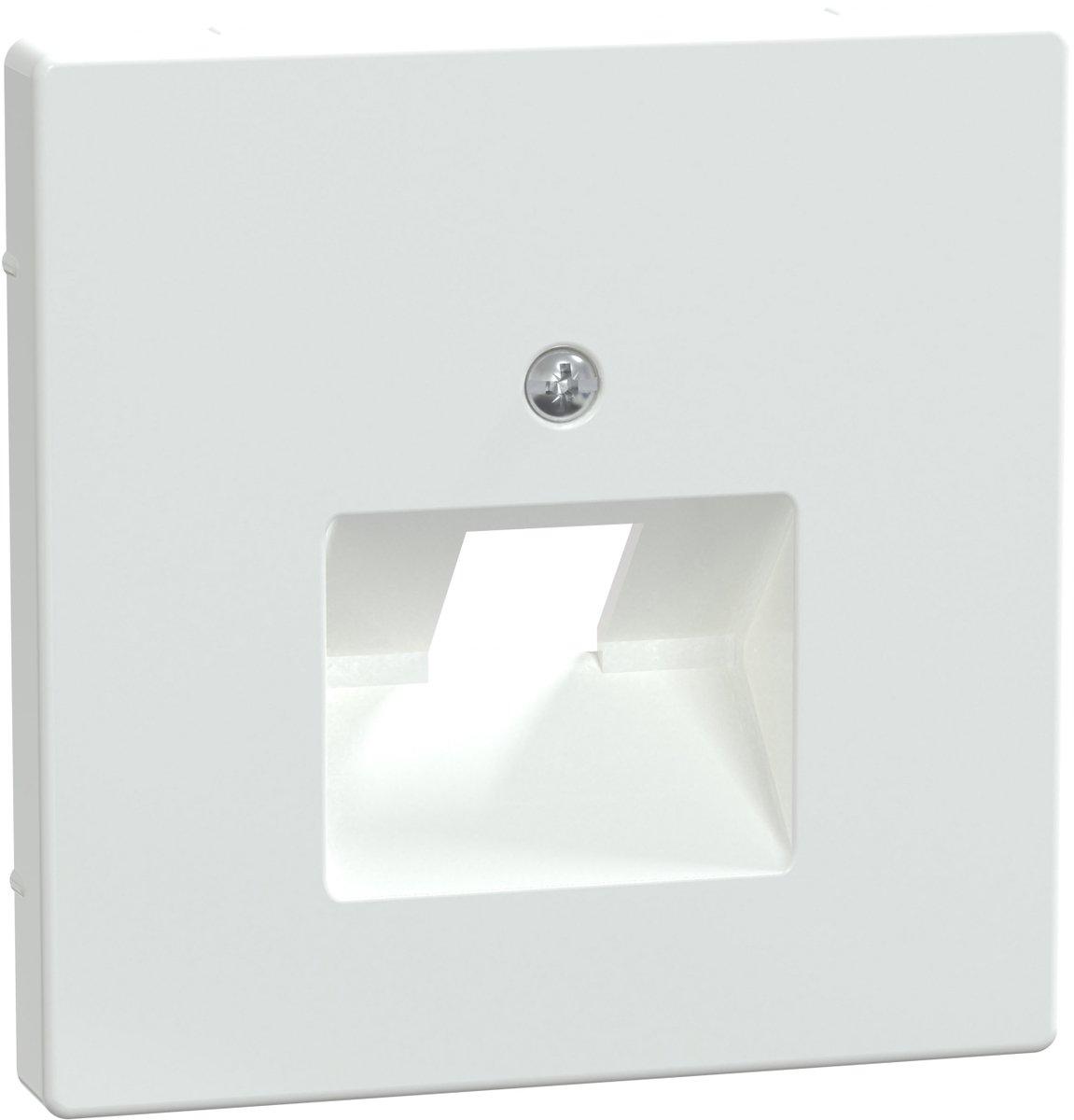 Zentralplatte für UAE-Einsatz 1-fach Lotosweiß