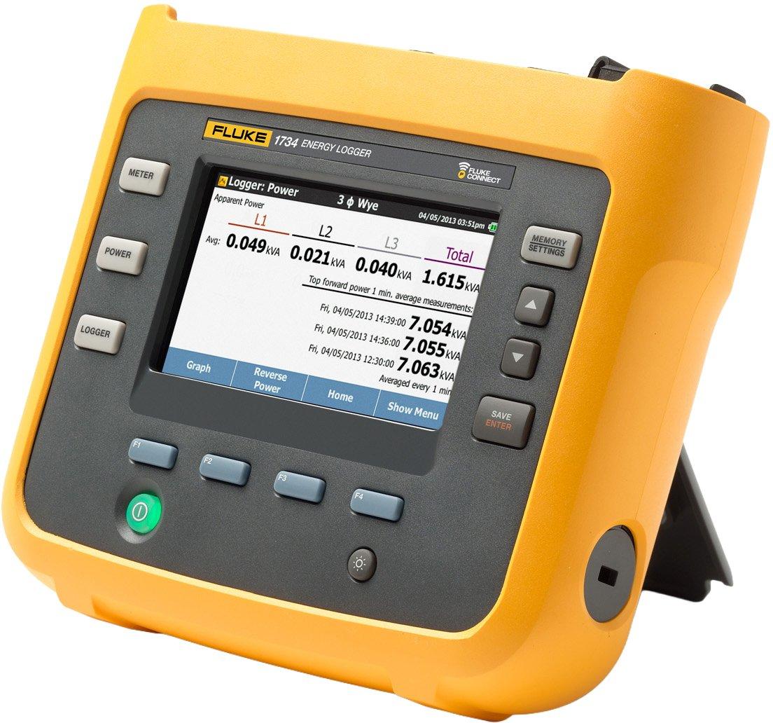 Tragbarer Energie-Logger / Netzanalyse 3ph ohne Stromzangen mit Fluke Connect