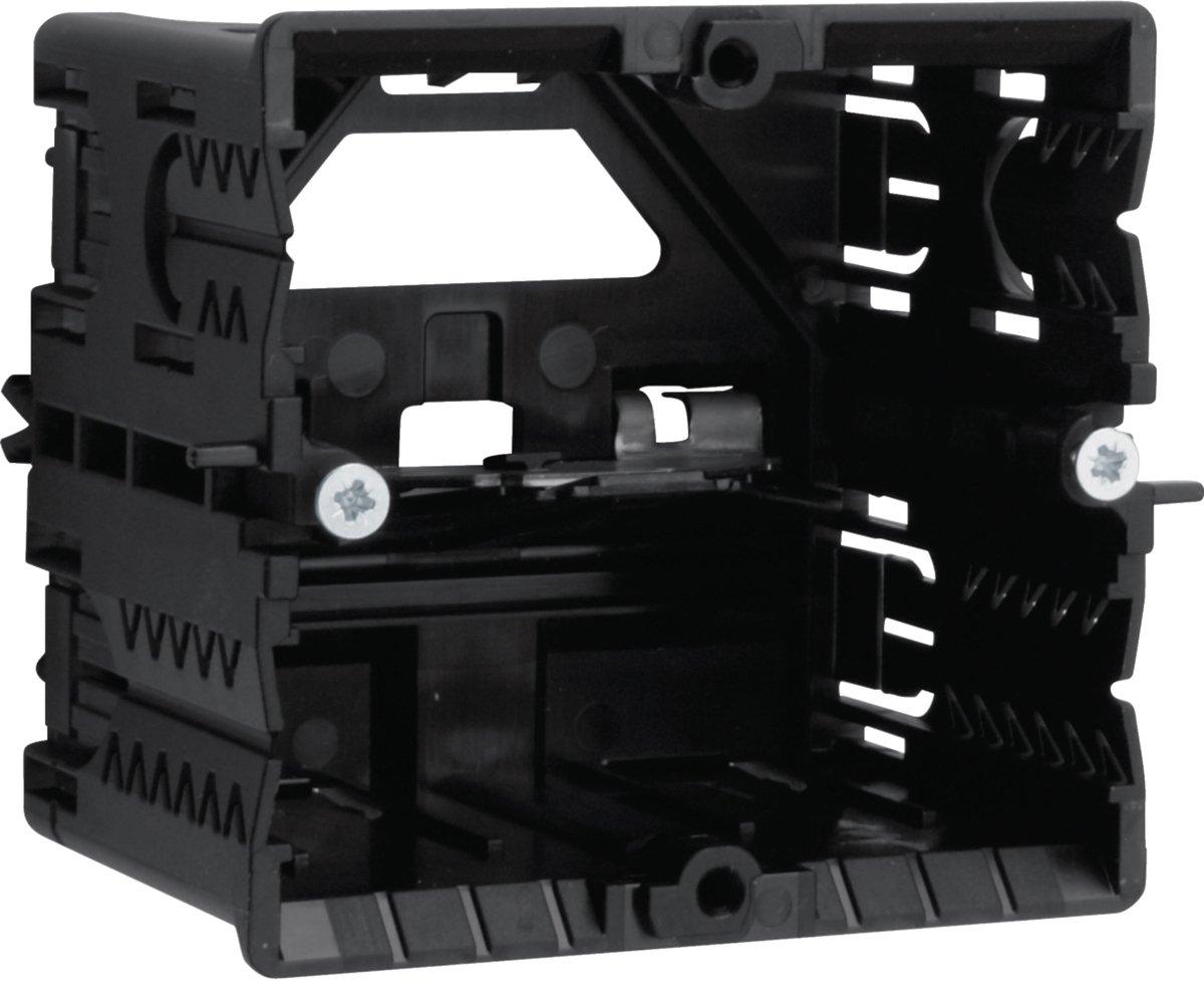 Geräteeinbaudose C-Profil HxB 55x65 schwarz