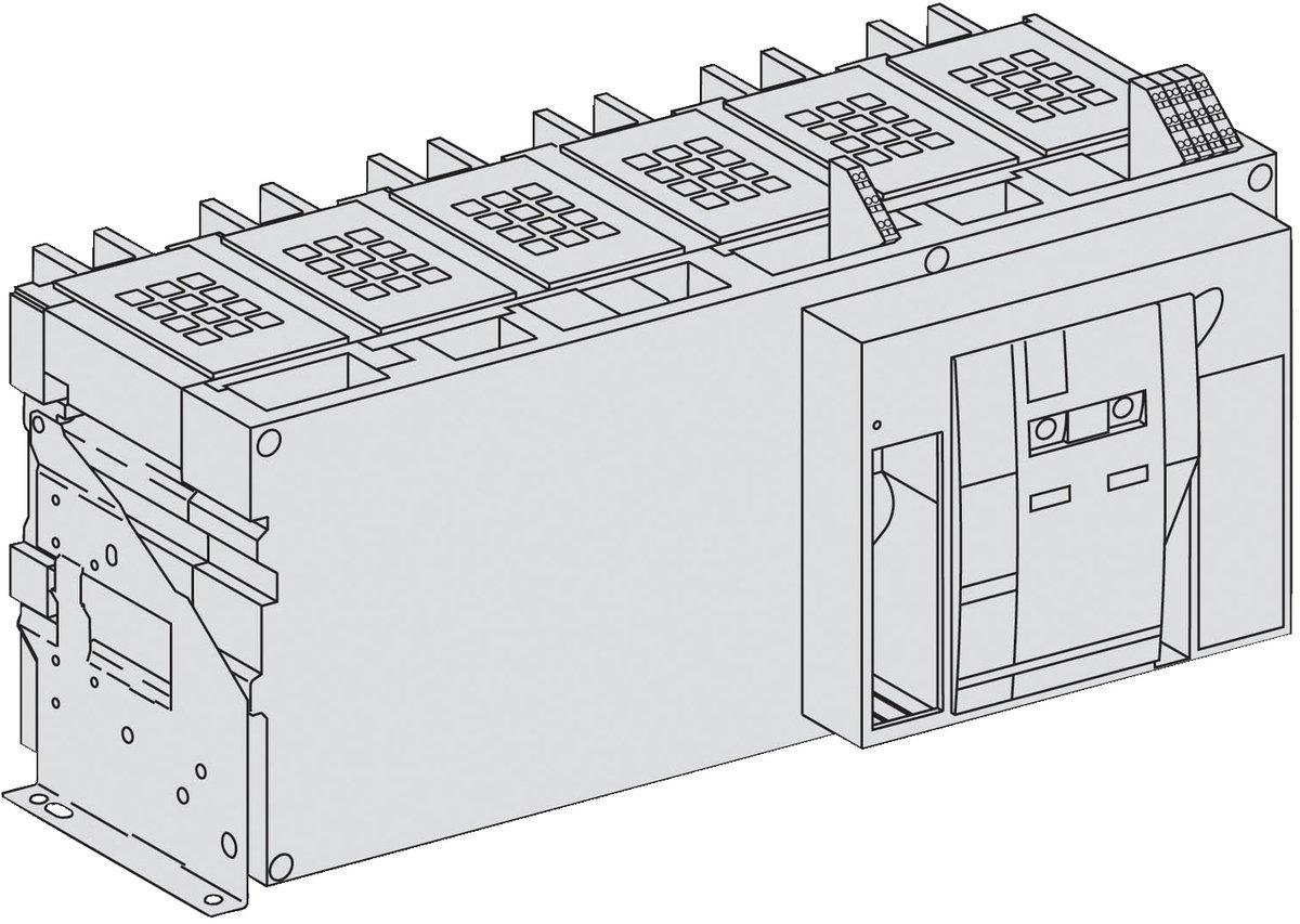 Masterpact NW40bH2 3-polig 4000 A max. Ausschaltvermögen 150 kA