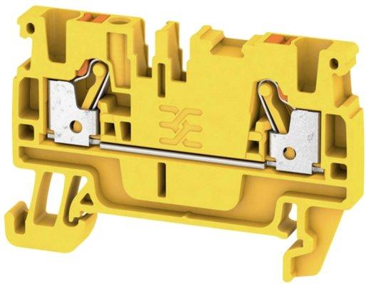 Durchgangsreihenklemme 0,5 - 2,5 mm² gelb