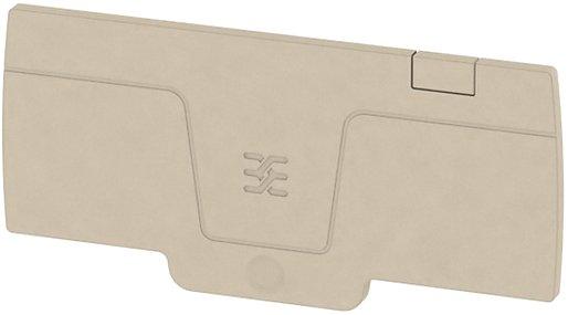 Abschlussplatte rastbar dunkelbeige