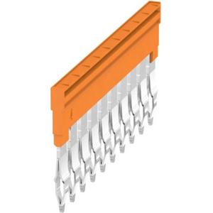 Querverbinder 10-polig Z-Reihe für Klemmen orange