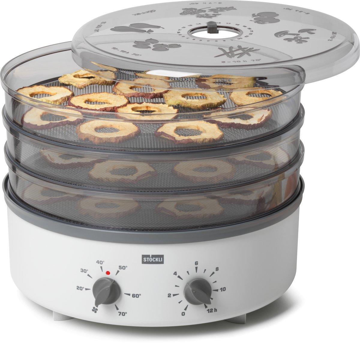 Dörrgerät Dörrex mit Timer und Metallgitter