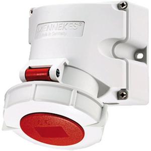 CEE-Wandsteckdose TwinCONTACT 16A 5p 400V 6h IP67