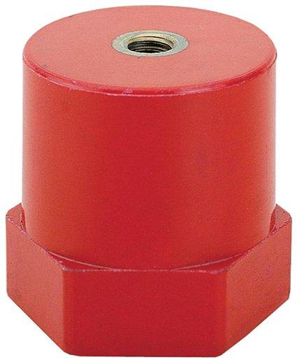 Zwischenraum-Isolatoren H: 60mm DM: 40mm M10 1000V UL94-V0 rot