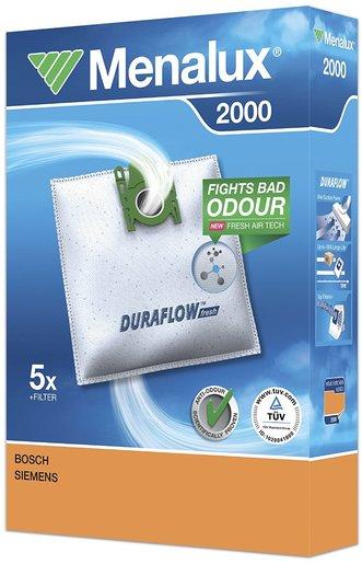 Staubbeutel 5 Stk. Duraflow Synthetik + 1 Mikrofilter 2000