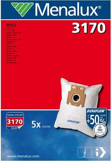 Staubbeutel 5 Stk. Duraflow Synthetik + Mikrofilter + Motorfilter 3170