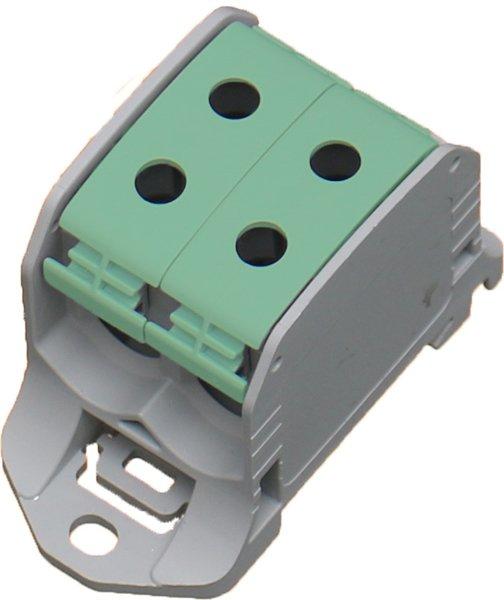 Universalklemme s: 6 - 50 mm²/ f: 4-35mm² Al/Cu grün