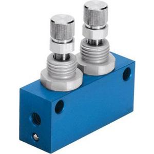 Drossel-Rückschlagventil G1/8 einstellbar über Rändelschraube