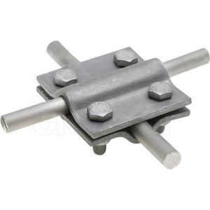 Kreuzklemme rd/rd 8-10/8-10mm M6x20,fv