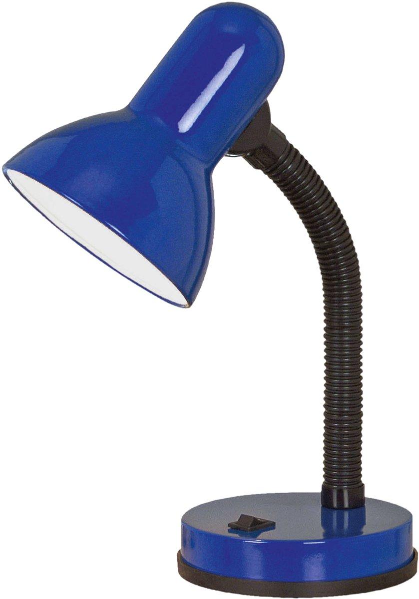 Tischleuchte E27 1x60W blau BASIC