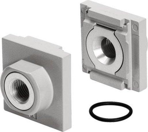 Anschlussplatte mit G-Gewinde Bgr. 4 für -10 bis 60°C