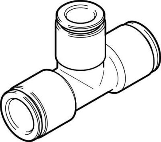 Steckverbindung T-Form BG Standard Q10 / Q8