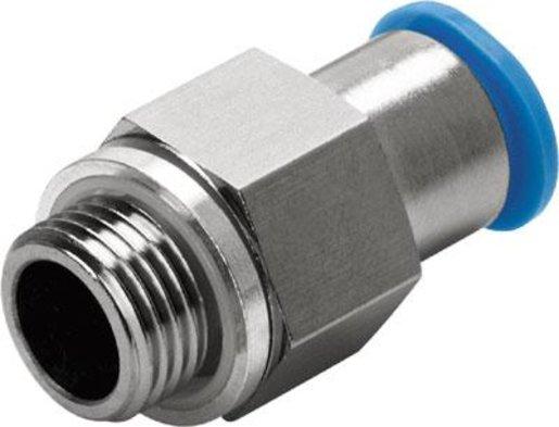 Sperr-Steckverschraubung gerade Bauform Std Außengewinde G1/2 - 12 mm