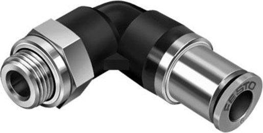 Sperr-Steckverschraubung L-Form Standard Außengewinde G1/4 - 10 mm
