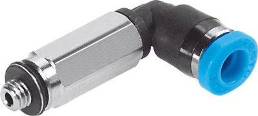 Steckverschraubung L-Form Mini Außengewinde M7 - 4 mm