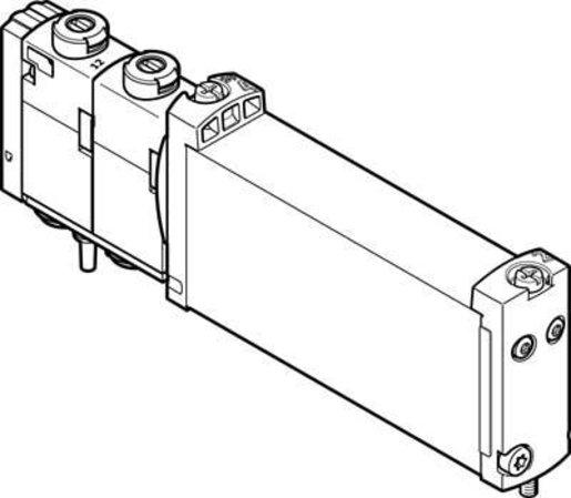 Magnetventil 2x3/2 Wege offen monostabil Flansch 440 l/min