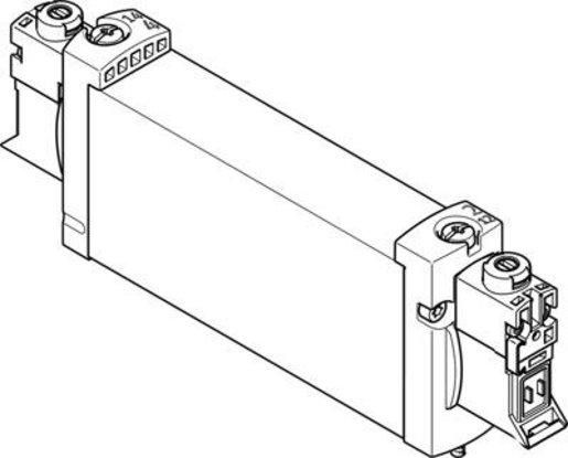 Magnetventil 2x3/2 Wege offen/geschl. monostabil Flansch 900 l/min