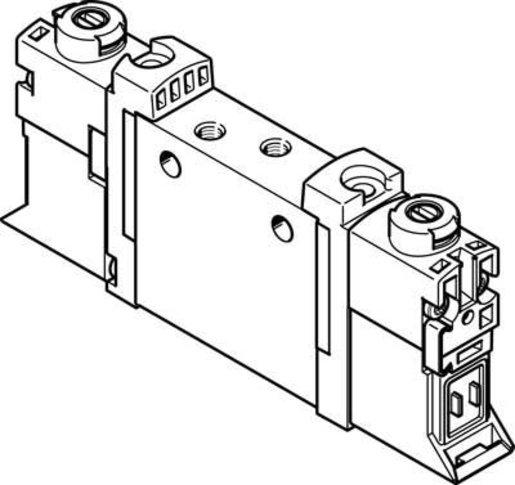 Magnetventil 5/3 Wege geschlossen M3 90 l/min