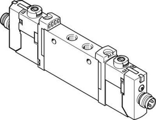 Magnetventil 2x3/2 Wege offen monostabil M7 170 - 190 l/min