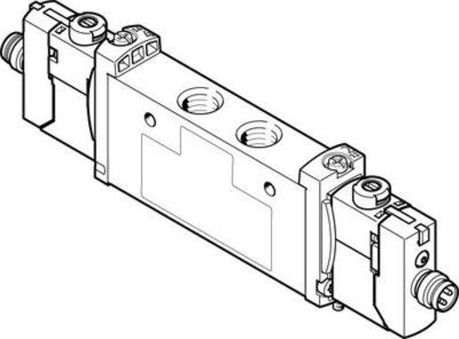 Magnetventil 2x3/2 Wege geschl. monostabil G1/8 500 - 530 l/min