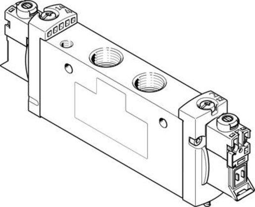 Magnetventil 2x3/2 Wege offen/geschl. monostabil G1/4 1000 l/min