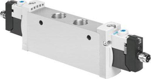 Magnetventil 2x3/2 Wege offen monostabil G1/4 1000 l/min