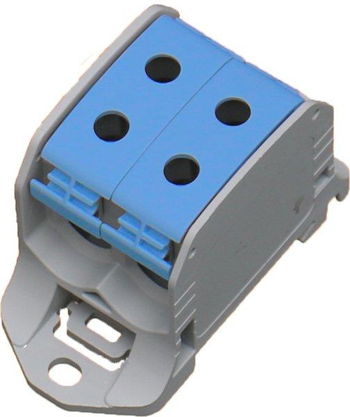 Universalklemme s: 6 - 50 mm²/ f: 4-35mm² Al/Cu blau